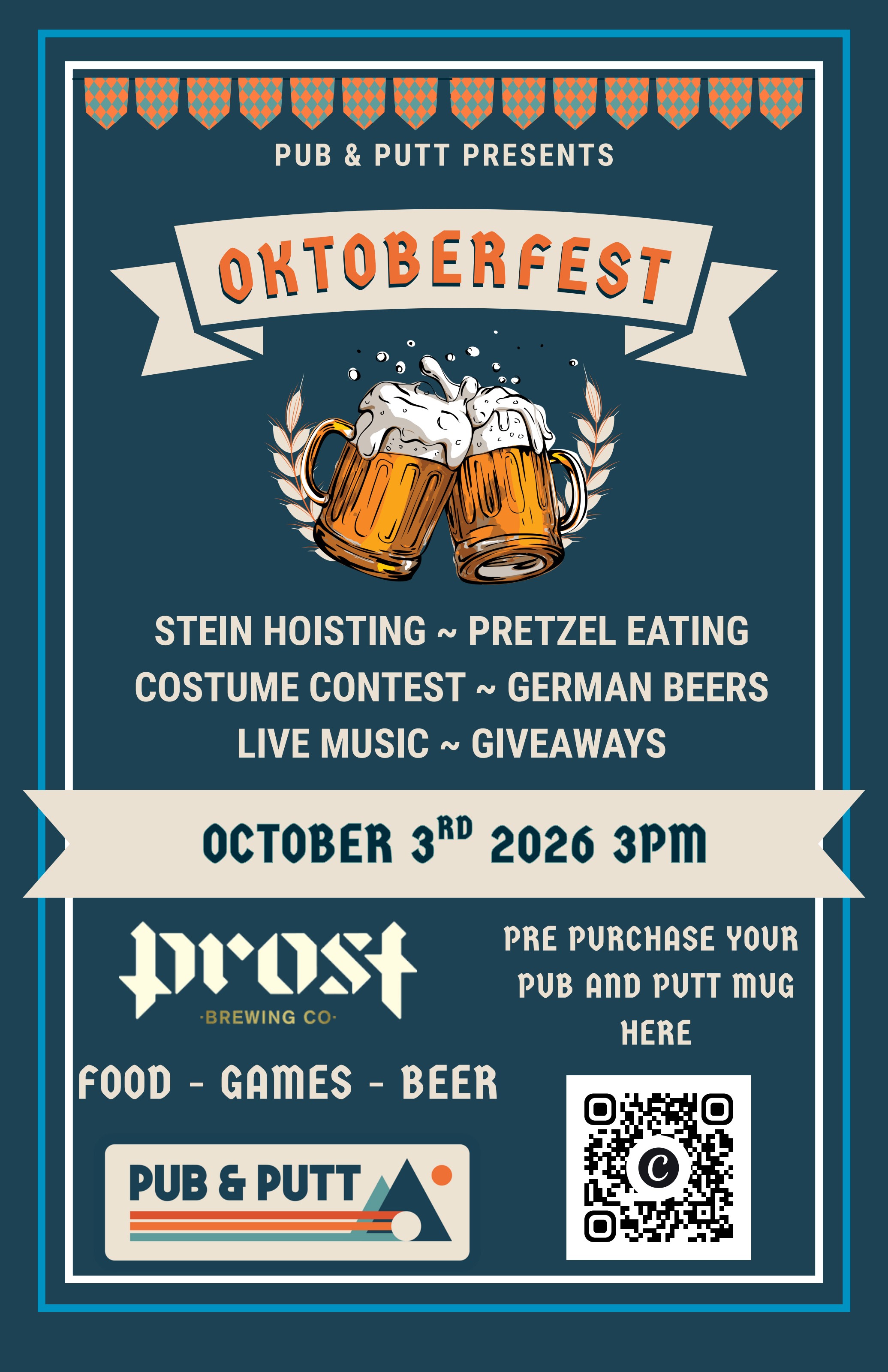 Pub & Putt Oktoberfest flyer